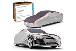 WALSER Funda antigranizo para el Coche Premium Hybrid, Premio Muy Bueno* Funda Repelente al Agua antigranizo para automóvil, Lona para Coche, Funda para Coche L