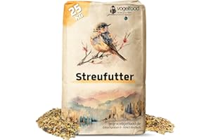 VOGELFOOD WIR SIND GUT ZU VÖGELN Samore Vogelfood 25 kg Streufutter für Wildvögel erstklassige Zusammensetzung Vogelfutter