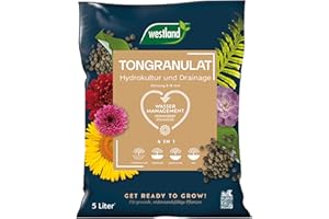 Westland Tongranulat, 5 l – Pflanzgranulat ideal für Hydrokultur, Drainage Substrat ohne chemische Zusätze, für Innen- und Außenbereich