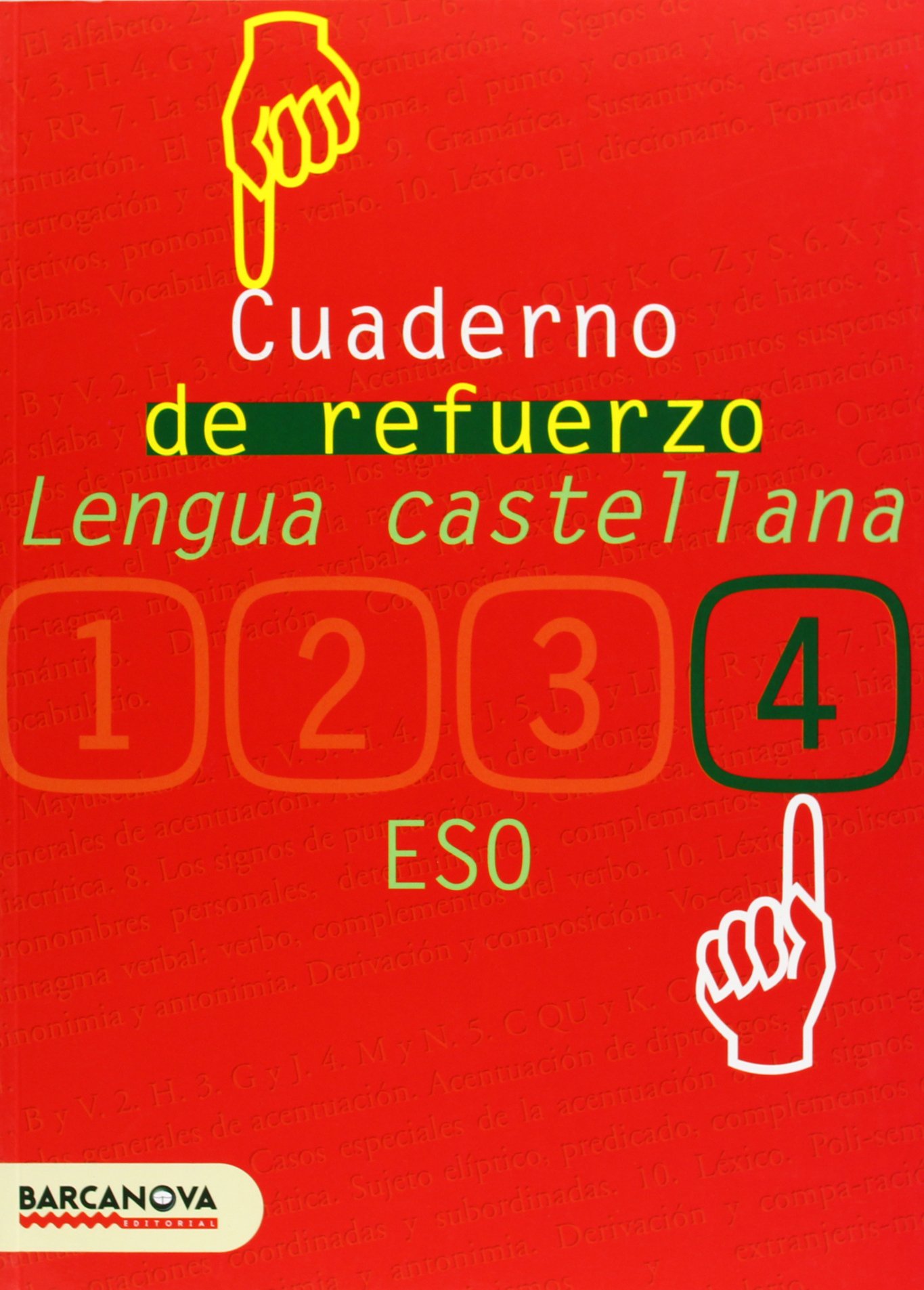 Cuaderno de refuerzo de lengua castellana 4