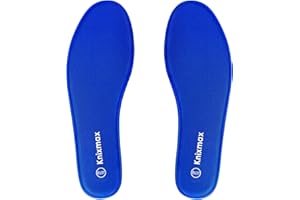 Knixmax Plantillas Memory Foam para Mujer y Hombre Comodidad Plantilla de Zapato Absorción de Impacto Amortiguación Suave Suelas Internas para Zapatillas, Botas