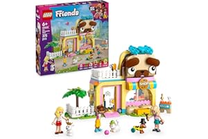 LEGO Friends Pet Accessories Shop Toy - incl. Dog, Cat & Bunny Animal Figures, 3 Mini Dolls & Lots of Pet Care Accessories - Birthday Gift for 6+ Year Old Girls - 42650