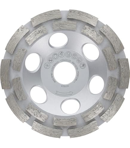 Disco Diamantato 125 Mm Per Smerigliatrice - Per Cemento, Mattoni, Granito, 22.23 Mm Foro - Foto 11