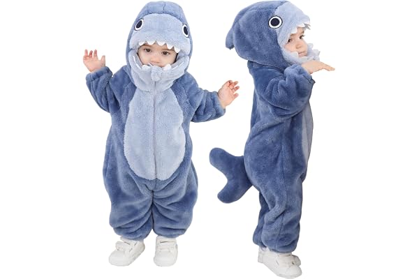 Doladola Baby sparkdräkt djur onesie pyjamas spädbarn overall halloween kostym