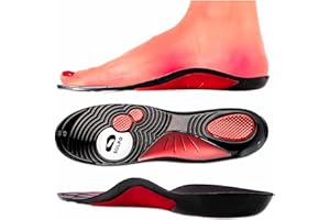 SULPO Wkładki Ortopedyczne PRO SOLUTIONS - Na Zapalenie Powięzi Podeszwy, Płaskostopie i Ścięgno Achillesa - Wsparcie Łuku, Ból Pięty - Amortyzujące