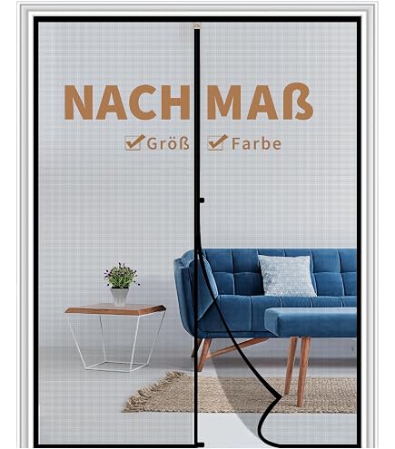 Magnet Fliegengitter Für Balkontür 160 X 210 Cm – Selbstschließender Insektenschutz