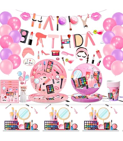 46 Pezzi Kit Decorazioni Di Compleanno Bambina, Principessa Decorazione Per Fest - Foto 4