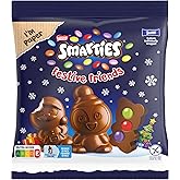 NESTLÉ SMARTIES Festive Friends, weihnachtliche Figuren aus zartschmelzender Milchschokolade mit cremiger Füllung und bunten 