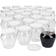 Set 25 Vasetti Per Pomodoro MamboCat 660ml – Con Coperchio A Vite TO 82, Design Retrò Con Decorazioni Pomodoro