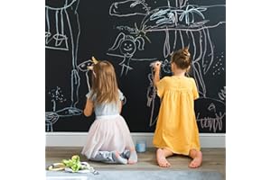 Alapizarra - Pizarra Adhesiva Negra Profesional de 100 X 122 cm - Para Tizas y Rotuladores efecto tiza - Lámina Pizarra Autoadhesiva para pared, Ideal para colegios, oficinas, casa, niños, cocina.
