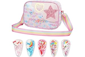 VGMANNTA Borsetta Bambina Ragazza Con Tracolla Regolabile - Idee Regalo per Compleanno, Natale