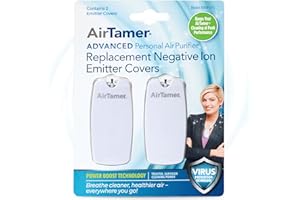 AirTamer Advanced Personal Air Purifier Replacement Negative Ion Emitter Covers - Made for AirTamer Model A315 (White, 2-pack)