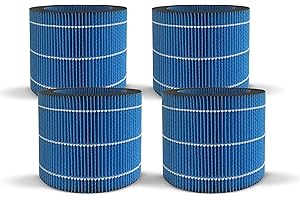 Comedes Filtr do AMF220/15, HU3918, HU3916, HU3915, HU2718 i HU2716 oczyszczacza powietrza, może być stosowany zamiast filtrów Philips FY3446/30 Nano-Cloud (4 sztuki)