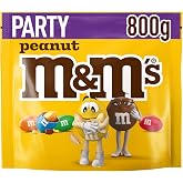 M&amp;Ms Peanut With Chocolate Colored Crunchy Dragees Large Format 800g | Milk Chocolate Coated Peanut Crunchy Pellets -- Great