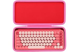 co2CREA Twarde etui podróżne do przechowywania klawiatury Logitech POP, mechanicznej klawiatury bezprzewodowej, wyłącznie etui