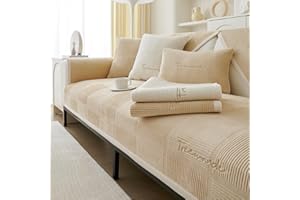 TOPCHANCES Pokrowiec na sofę 2024, uniwersalny, antypoślizgowy pokrowiec na sofę 1/2/3/4-osobową, w kształcie litery L, nadaje się do prania, pokrowiec na sofę, dla psa, kota, ochrona przed