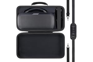 co2CREA Harte Tasche für Bose SoundLink Max Tragbaren Bluetooth-Lautsprecher Case Etui Tragetasche