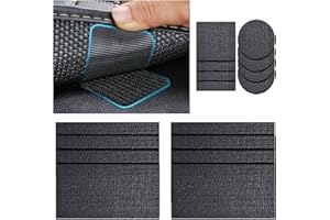 SUNICO Rug Grippers from Rug to Carpet - Rug Grippers 16 Pcs,Washable & Reusable Rug Grippers for Laminate Floor,Anti-Slip Grippers,Suitable Carpet Grippers for Marble, Wooden Floors & More.