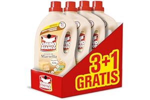 Omino Bianco Detergente líquido marsella 45 dosis, caja 3+1 gratis, 7200ml