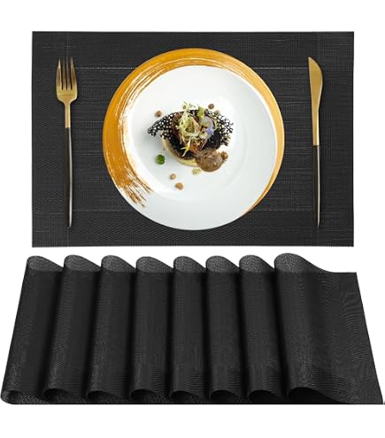 Lot De 6 Sets De Table Lavables Aspect Ardoise 43 X 28 Cm - Matches21