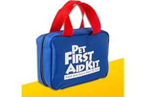 PawPride Portable Pet First Aid Kit For your Dog and Puppy, 47 pieces included, ideal dog walking accessories, keep your pet dogs safe when you travel