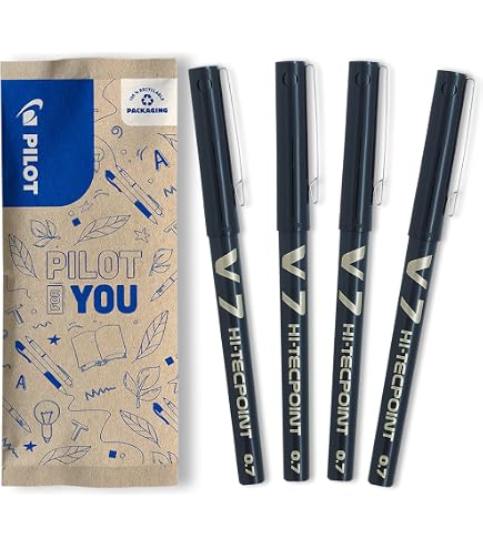 PILOT Hi-Tec Tintenroller V10 Grip – 3 Stück, Grün, Nadelspitze, Mittlere Strichstärke