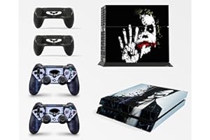 giZmoZ n gadgetZ PS4 Console Dark Joker From Batman Skin Decal Vinal Sticker + 2 Controller Skins Set