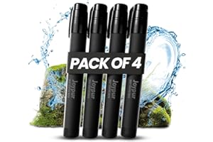 Joypur Filtri d'Acqua da Campeggio, Depuratore d'Acqua per Sopravvivenza all'aperto, Sistema di Depurazione d'Acqua Portatile, Depuratore d'Acqua di Emergenza per Escursionismo e Viaggi.(nero*4)