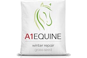 A1LAWN A1 Equine – Winter Repair Grass Seed, A1 Lawn Grass Seed for Repairing paddocks During Winter – Paddock Patch Repair Grass Seed, (AMPRO10)