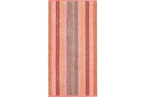 CAWÖ Home Handtücher Unique Streifen 944 Koralle - 22 Handtuch 50x100 cm