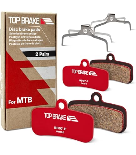 Lot De 4 Plaquettes De Frein Vélo – Compatibles Shimano, Tektro, Pour VTT Ou Route (métal)