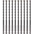 Sabre Tools Masonry Drill Bit Set, Impact Ready, 1/4" Hex Shank (1/4" x 6", 10)