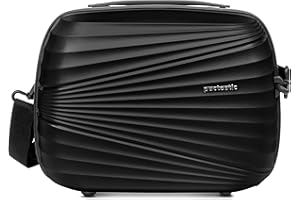 Pactastic Hartschalen Handgepäck Kosmetik-Koffer | Stabiles Beauty-Case mit Aufsteckfunktion | 34 x 17 x 27 cm aus Polypropylen (Collection 02)