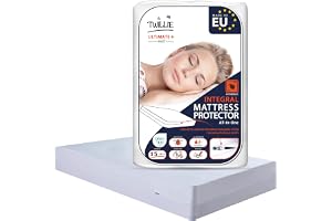 Twillie Integrerat madrasskydd, 70 x 200 cm, vattentätt, toppkvalitet, anti-sängbugg – Oeko-TEX® madrasskydd, AEGIS®-behandli