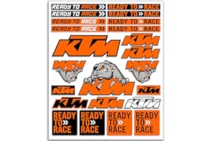 JAZWIND Adesivi Moto Adesivi Moto Riflettenti in Vinile, Moto Adesivi Decals per KTM 390 790 890 990 1190 Adventure 1290 Super Pronto Per Correre (FG-KTMX08)