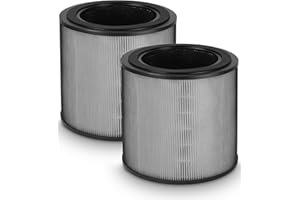TIXEXO Kit de Filtre à Charbon Actif 2 Pièces de Rechange HEPA Compatible Avec les Purificateurs d'air Philips Série 900 Référence FY0910. Pour Purificateurs d'air AC0951/13 AC0950/10