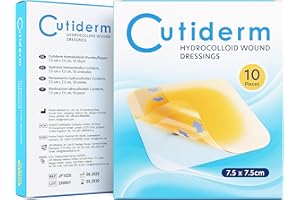 Cutiderm Bordered Hydrocolloid Dressings 7.5 x 7.5 cm - Pack of 10