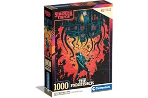 Clementoni Puzzle Stranger Things, 1000 Pieces Puzzle Paryż, Zabawa Dla Dorosłych, Wyprodukowano we Włoszech, Wielokolorowa - 39861