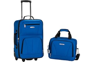 Rockland - Juego de Maletas Adulto Unisex, Azul (Azul) - F102