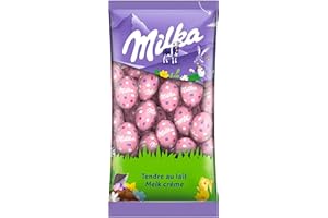 Milka - Petits Œufs en Chocolat de Pâques - Goût : Tendre Lait - Idée Cadeau - Chocolat à Offrir - 1 Sachet 500 g