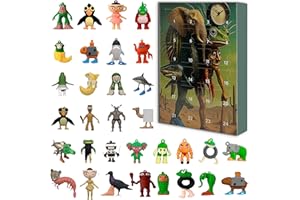 PICKONA Italian Brainrot Figuren 2025 Tung Tung Tung Sahur Figur Tralalero Tralala Figur 24Pcs Überraschungskalender Lustige Spielzeugfiguren Sammlung Dekoration Geschenke für Kinder und Erwachsene