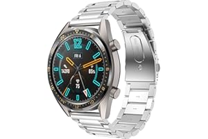 SUPORE Huawei Watch GT2 46 mm, Huawei Watch GT 3 46 mm, Huawei Watch GT2 Pro/GT 46 mm/GT Active, Honor Watch Magic/Honor Watch gs Pro, Honor Watch GS 3 46 mm, stal nierdzewna 22 mm