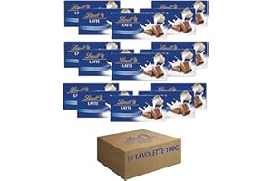 Lindt Tavoletta Classica Cioccolato al Latte, formato 100g - 15 pezzi