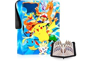 Classeur Carte,Niaetuto 400 Pochette Albums pour Cartes à Collectionner,50 Pages Album Carte,Imperméable Porte Cartes,Classeur Carte Collection pour Enfants,adultes,collectionneurs