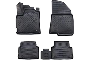 ELMASLINE - Tapis 3D en caoutchouc pour Dacia Jogger à partir de 2022 - Tapis de sol à bord haut - Accessoires