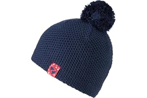 Ziener ISHI Junior Gorro de Punto con pompón y Forro Polar Unisex niños
