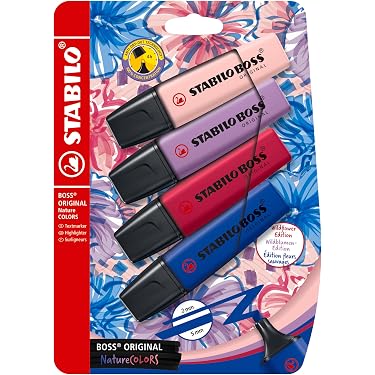 Evidenziatori Punta Morbida OSALADI - Set 4 Penne Colorate Glitter Per Scuola E Ufficio