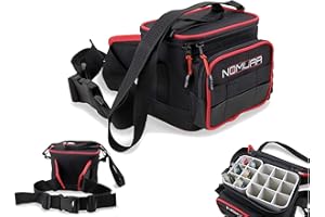 NOMURA Porta Artificiali da Pesca Narita Lures Bag 19 x 15 x 13 cm per Spinning e Casting