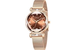 CIVO Orologio Donna Elegante da Polso Orologio Stelle Bracciale Analogico Quarzo Cielo Stellato Diamanti Regalo