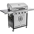 Char-Broil Advantage Series 445S, Barbecue In Acciaio Inox A Quattro Bruciatori Con Bruciatore Laterale, 144 x 59.5 x 115.5 C